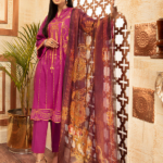 42201243-Printed Embroidered 3PC