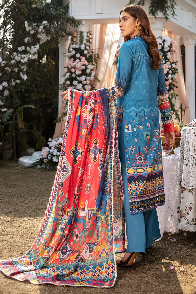 2818-TRIBAL-FANTASY DIGITAL PRINTED LAWN UNSTITCHED